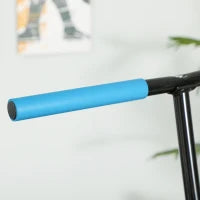 Trampolino da fitness con manico regolabile in 3 posizioni, Blu