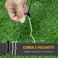 120cm Babbo Natale Gonfiabile e Gigante, Decorazione Natalizia Impermeabile da Esterno con Luci a LED