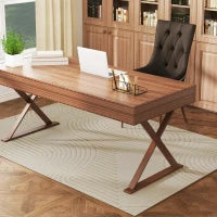 Tappeto Tessuto a Macchina, Versatile e Antiscivolo, 200x140x1,7 cm, Crema