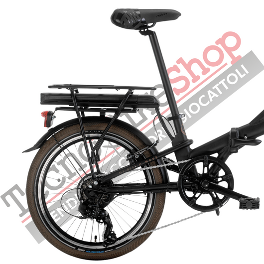 Bicicletta Elettrica A Pedalata Assistita MBM E-Metro 20"-Nero