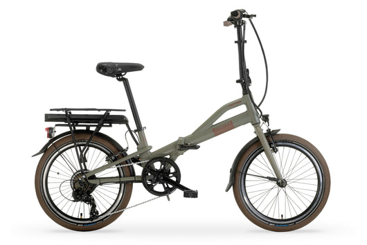 Bicicletta Elettrica A Pedalata Assistita MBM E-Metro 20"-Verde