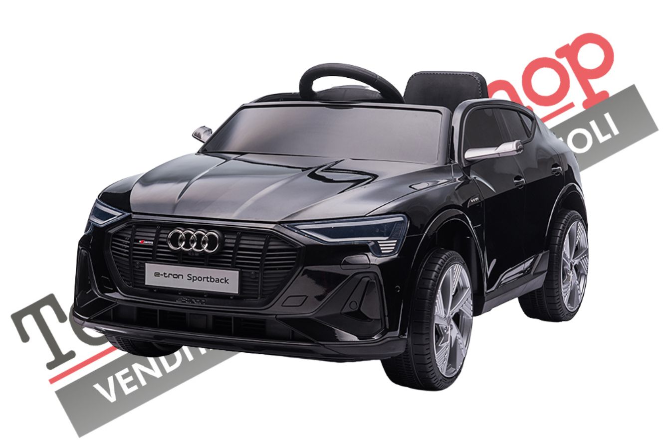 Auto elettrica per bambini Audi E-Tron 12v colore Nero