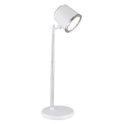 Trade Shop - Lampada Doppio Uso Scrivania Applique A Led 6w Touch Dimmerabile 3 Colorazioni Bl-1005 - Bianco