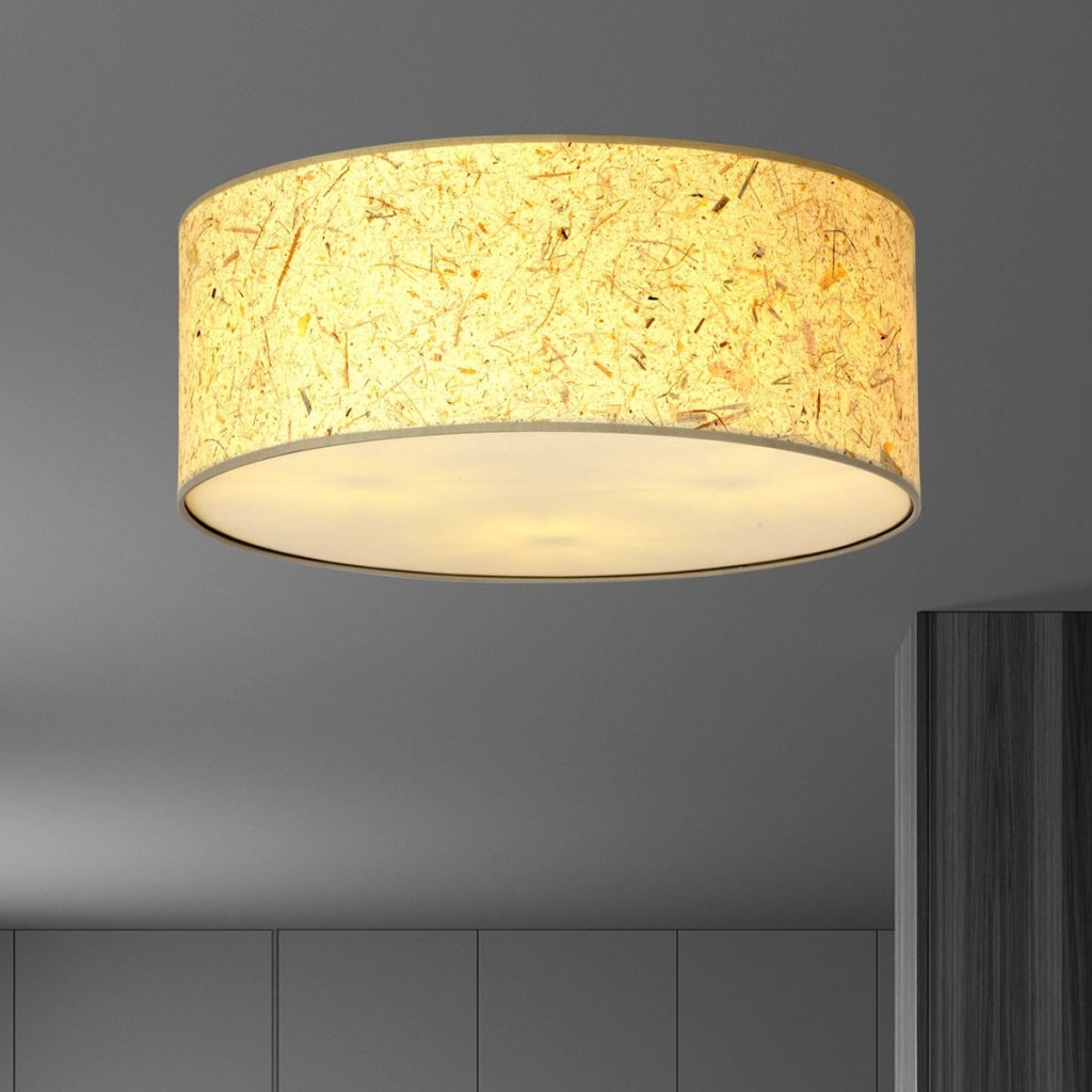 Lampada a sospensione Aston in acciaio e sughero