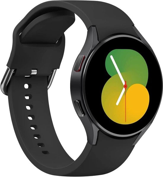 Cinturino sport per Samsung Galaxy Watch 5/Watch 4 - Silicone - Nero - Uomo e donna