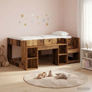 Telaio del letto con storage Legno antico 80 x 160 cm 3422625