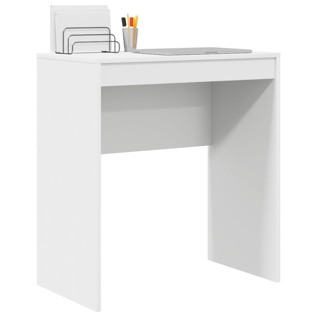 Scrivania Bianca Legno ingegnerizzato 70 x 40 x 76 cm Semplice