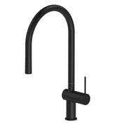 Miscelatore lavello alto Lady Cold Start Ø35 doccia estraibile 2 getti nero Aquasanit