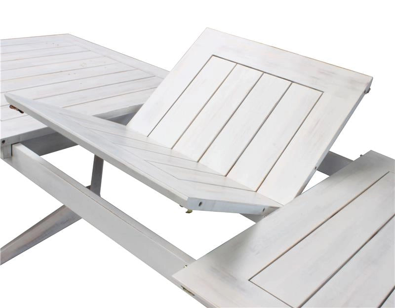 TAVOLO BALI ESTENSIBNILE 150/200 X 90 X H75 CM BIANCO