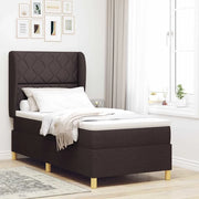 Letto con molle e materasso Grigio Scuro 90x190 cm Tessuto 3340791