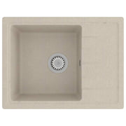 Lavello da cucina con foro troppo pieno 58 x 44 cm granito beige 02_0004358