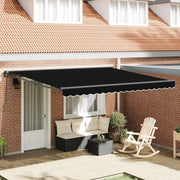 Struttura della tenda-Telaio per tenda da sole Nero 400 ¡Á 300 cm