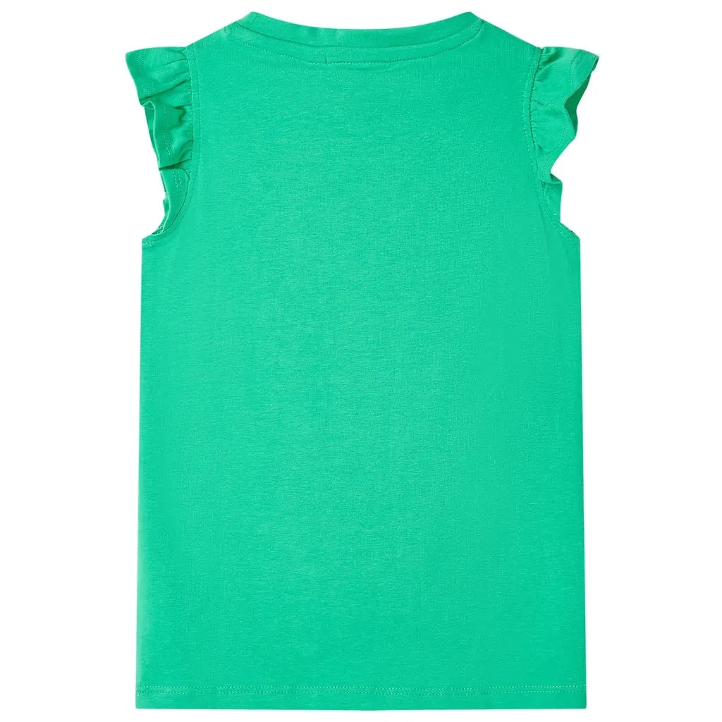 Maglietta da Bambina Verde 116cod mxl 91271