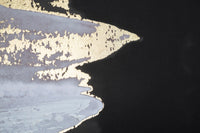 Stampa Dipinta Halfy 80x3x120 cm in Legno e Tessuto