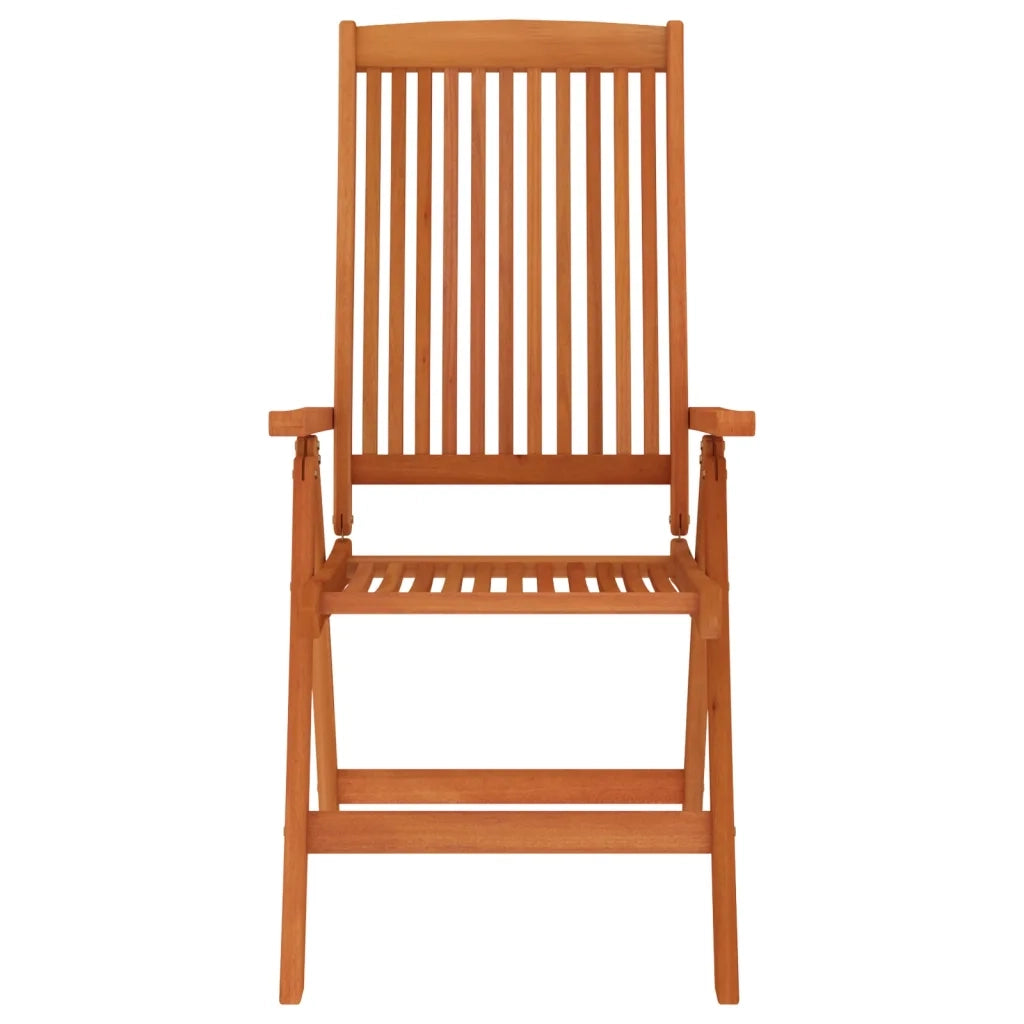 Sedie da Giardino Pieghevoli 8pz in Legno Massello di Eucalipto cod mxl 13987