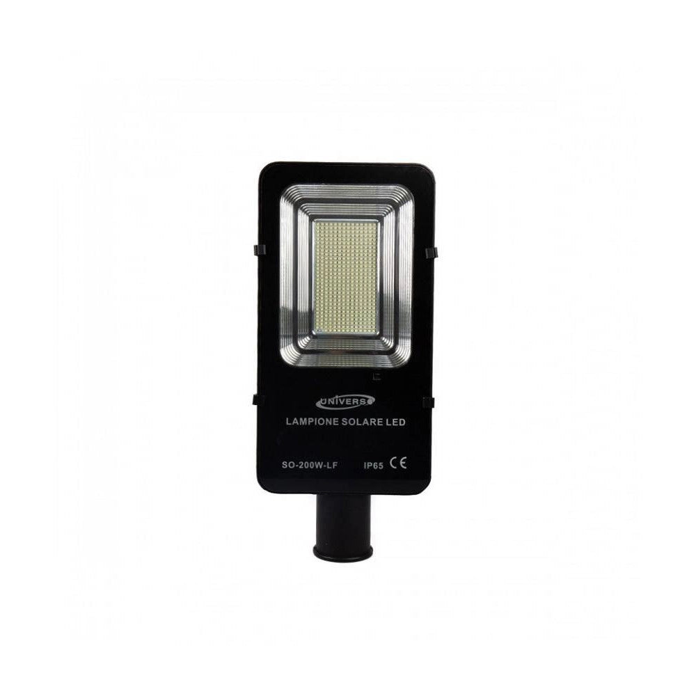 Trade Shop - Faro Led Lampione 200w Con Pannello Energia Solare Kit Staffa Incluso So-200w-lf -