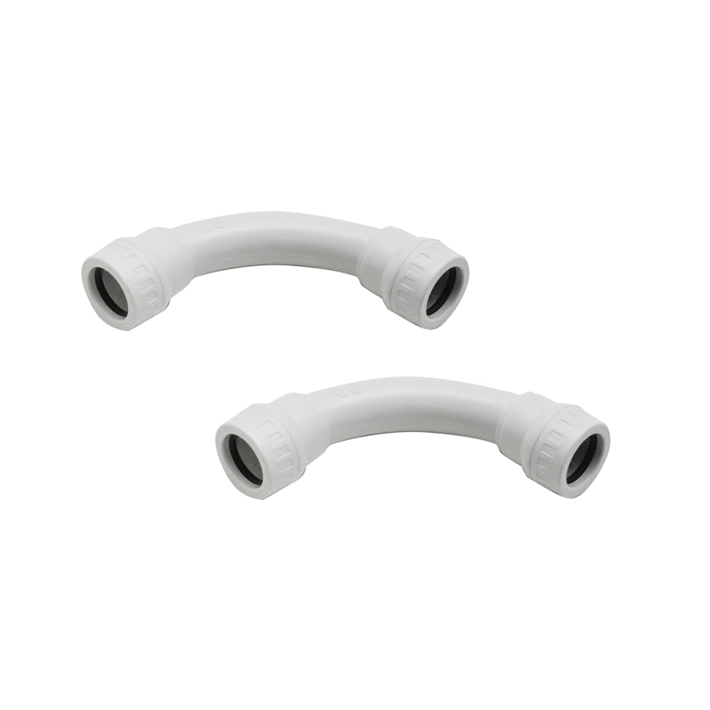 2 PZ CURVA A 90° IP65 PER TUBO RIGIDO D. 20