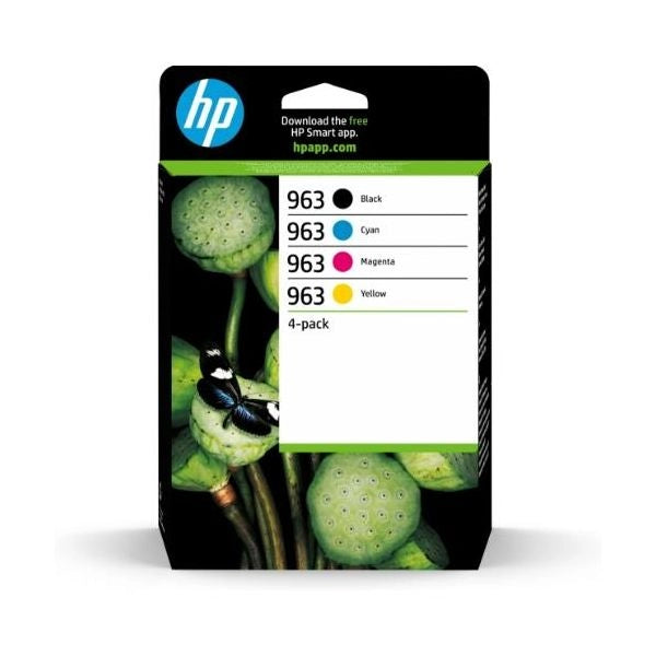 Hp 6zc70ae 963 ink cmyk 4pack