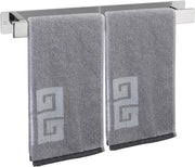 Oggetto di supporto per asciugamani in acciaio inossidabile - Montaggio a muro o autoadesivo - Impermeabile e resistente all'ossidazione - Ideale per bagno e cucina (40 cm, cromato)