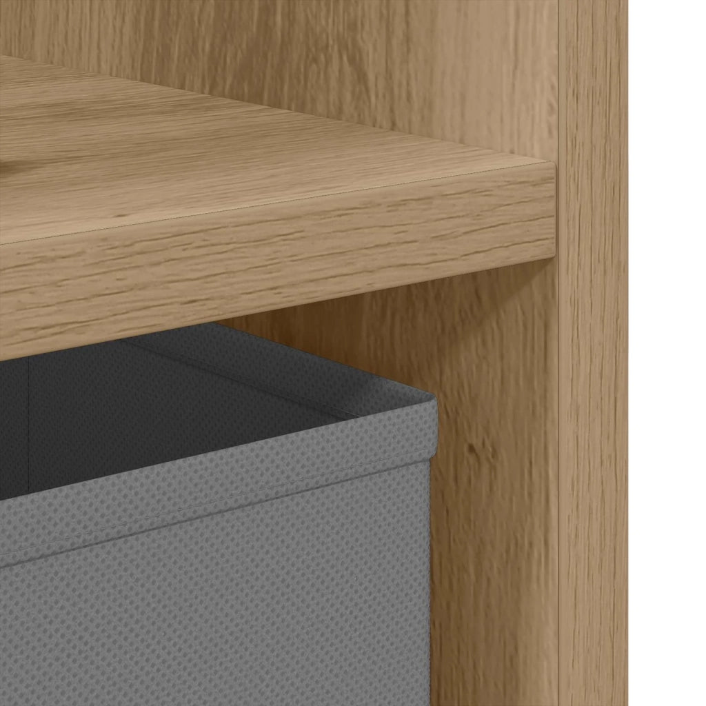 Comodino 2 pcs Rovere artigianale 35 x 32 x 68,5 cm