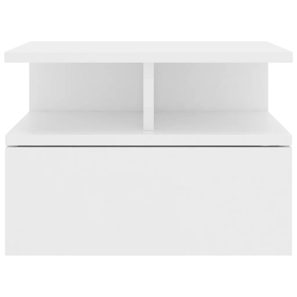 Comodini Pensili 2 pz Bianco 40x31x27 cm in Truciolato cod mxl 31308