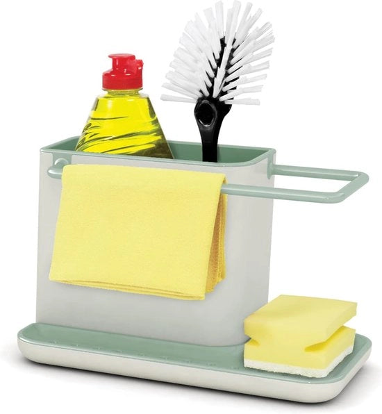 Organizzatore per la vasca da bagno, holder per lo spugna, holder per il detersivo, organizzatore per il lavello