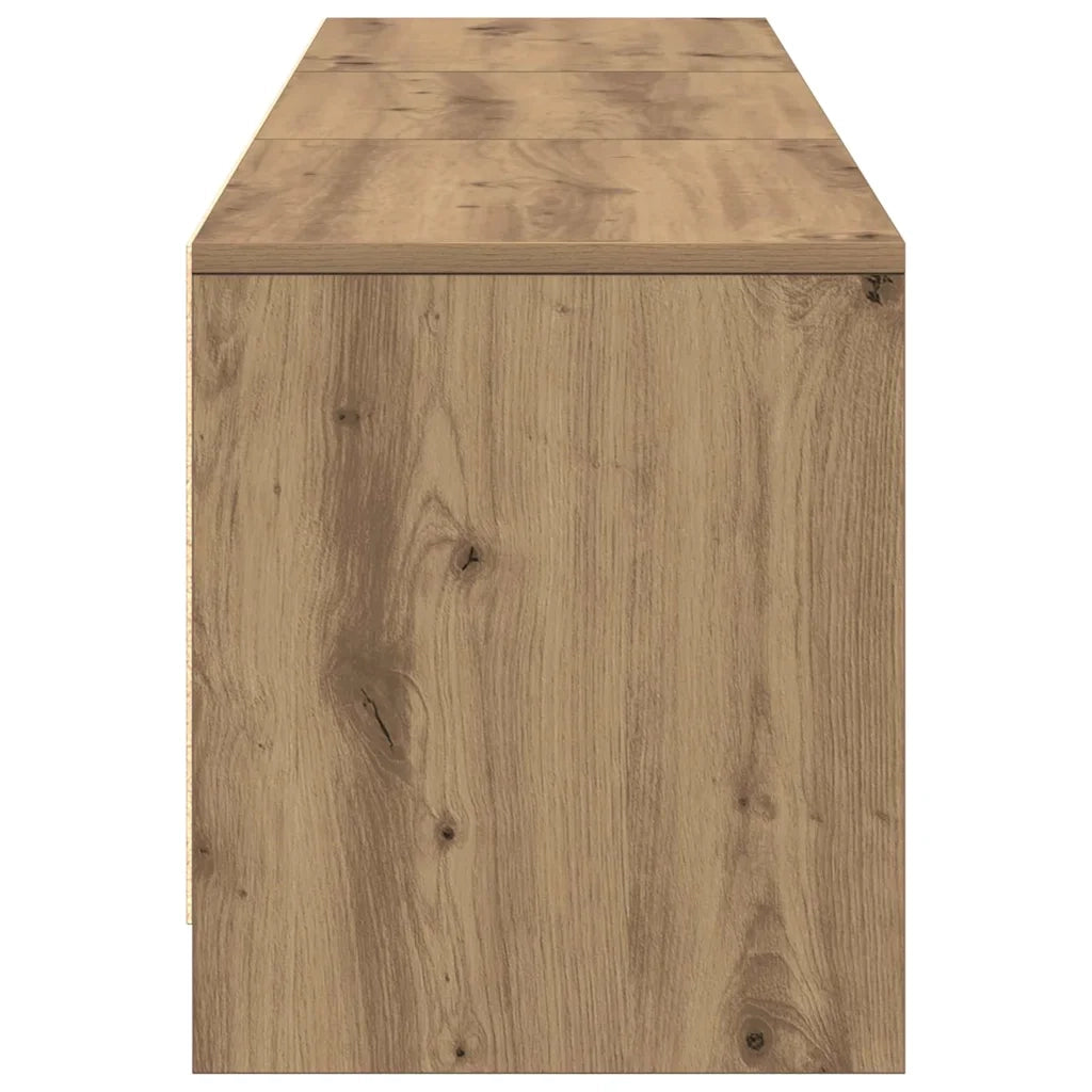 Mobile TV con LED Rovere Artigianale 165 x 34 x 40 cm