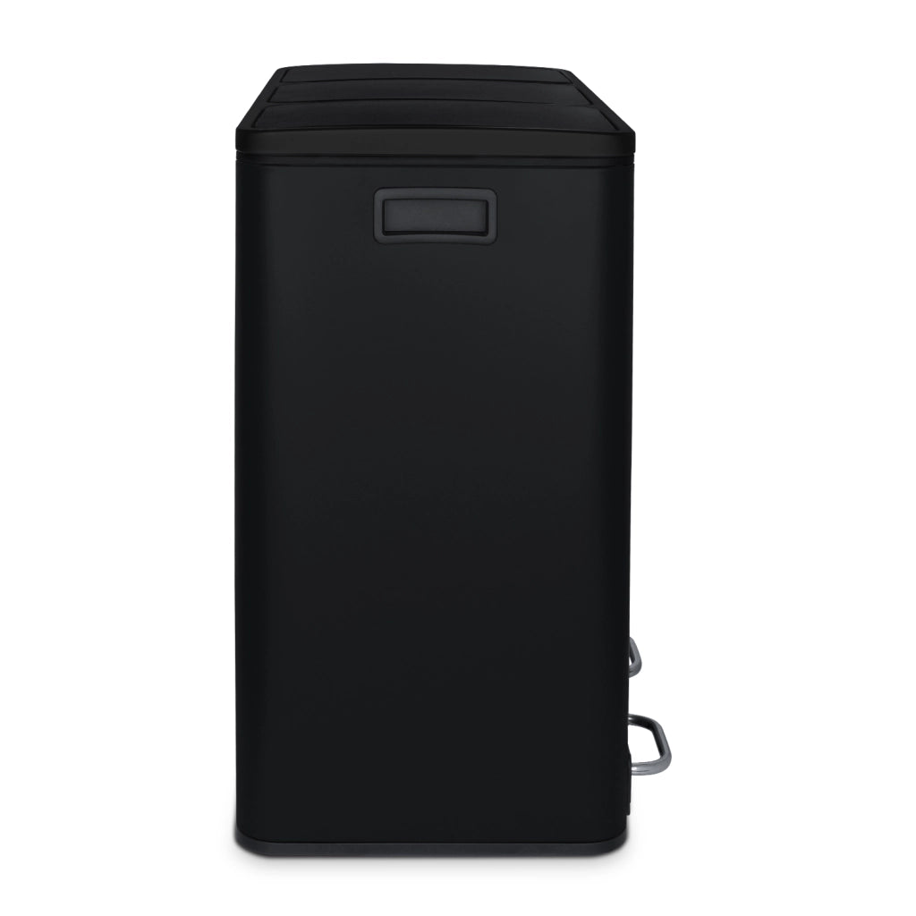 Pattumiera per differenziata 3x18L nero
