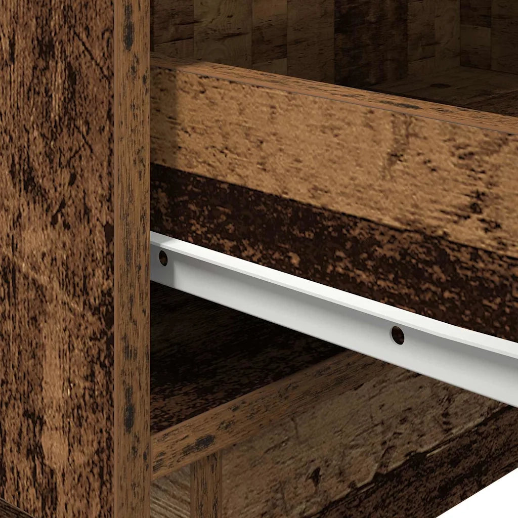 Armadio da Notte con cassetto Legno vecchio 45 x 40 x 55 cm 863057