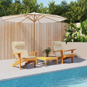 Cuscini per Sedia Adirondack 2 pz Beige in Tessuto Oxfordcod mxl 70308