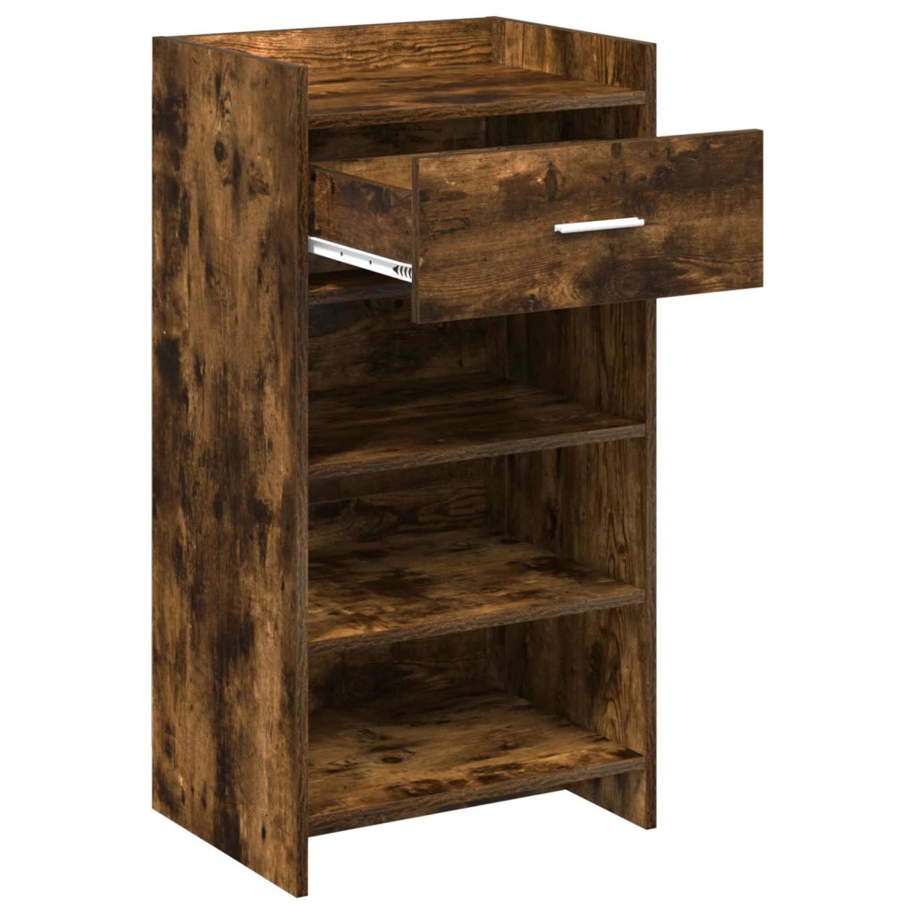 Mobile per scarpe con cassetto Rovere Fumo 48 x 36 x 92 cm 8011351