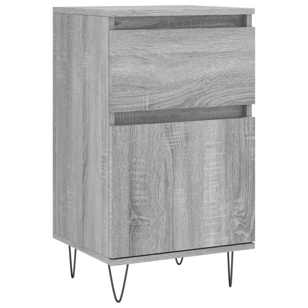 Credenze 2 pz Grigio Sonoma 40x35x70 cm in Legno Multistrato 831161