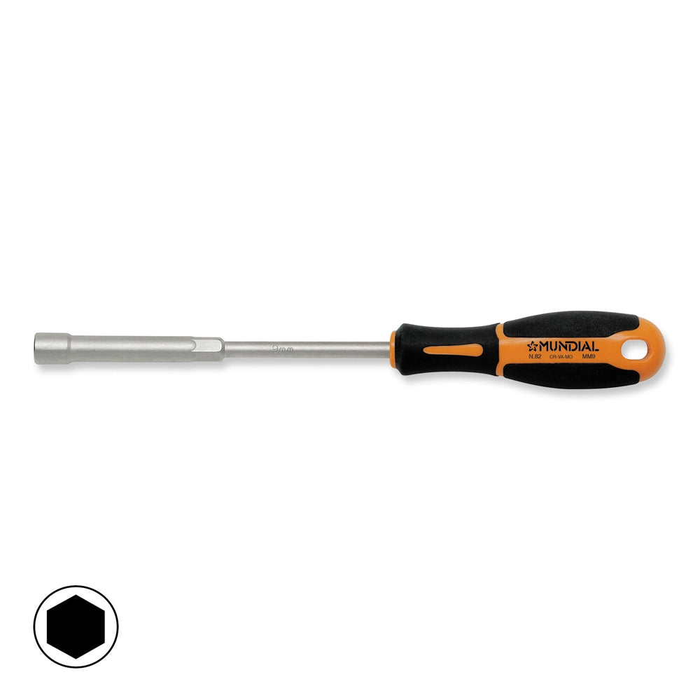CACCIAVITE CHIAVE A BUSSOLA ESAGONALE FORO PROFONDO 5mm MUNDIAL 0082.050