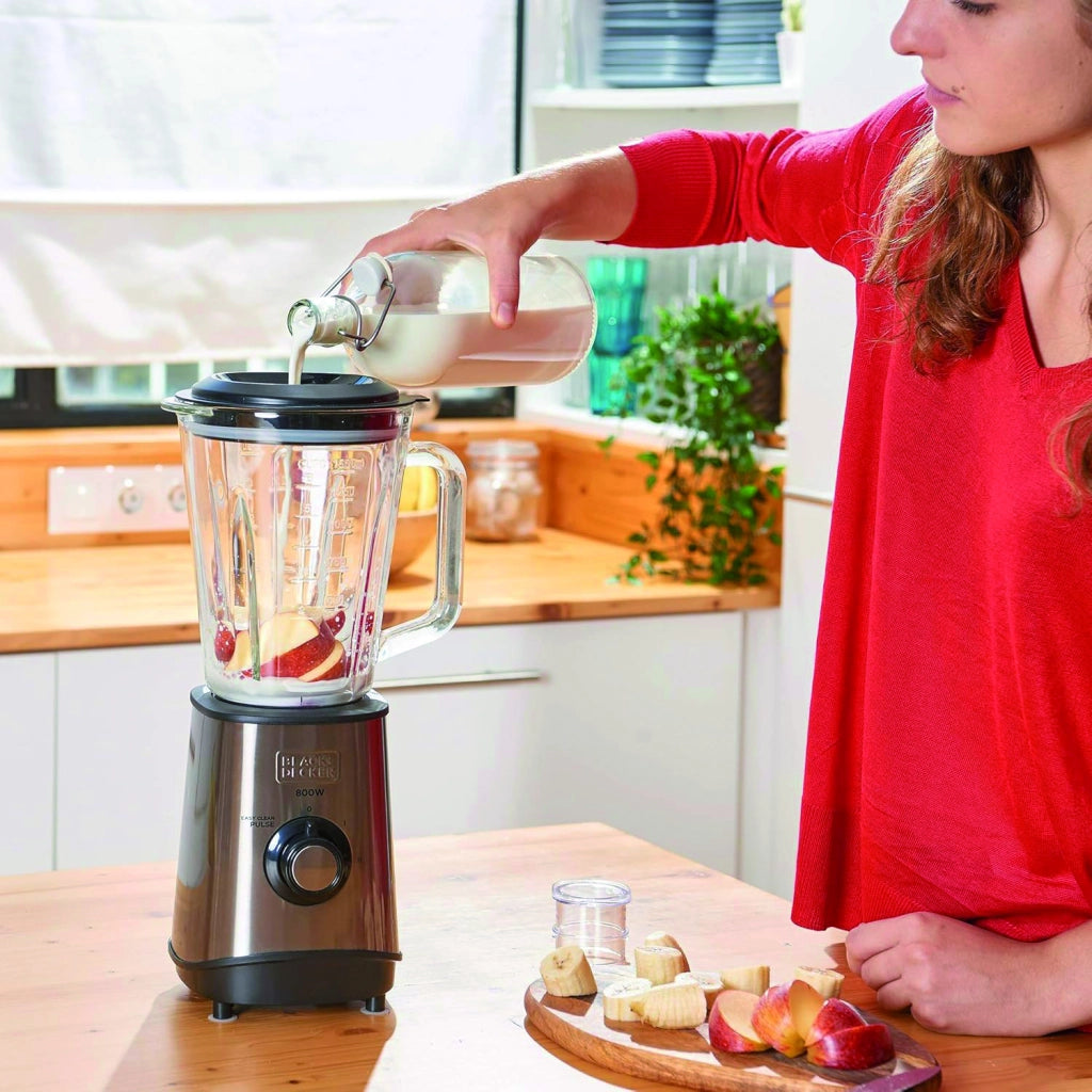 Black+Decker FRULLATORE BXJB800E 800 W con caraffa in vetro 1,5 lt.