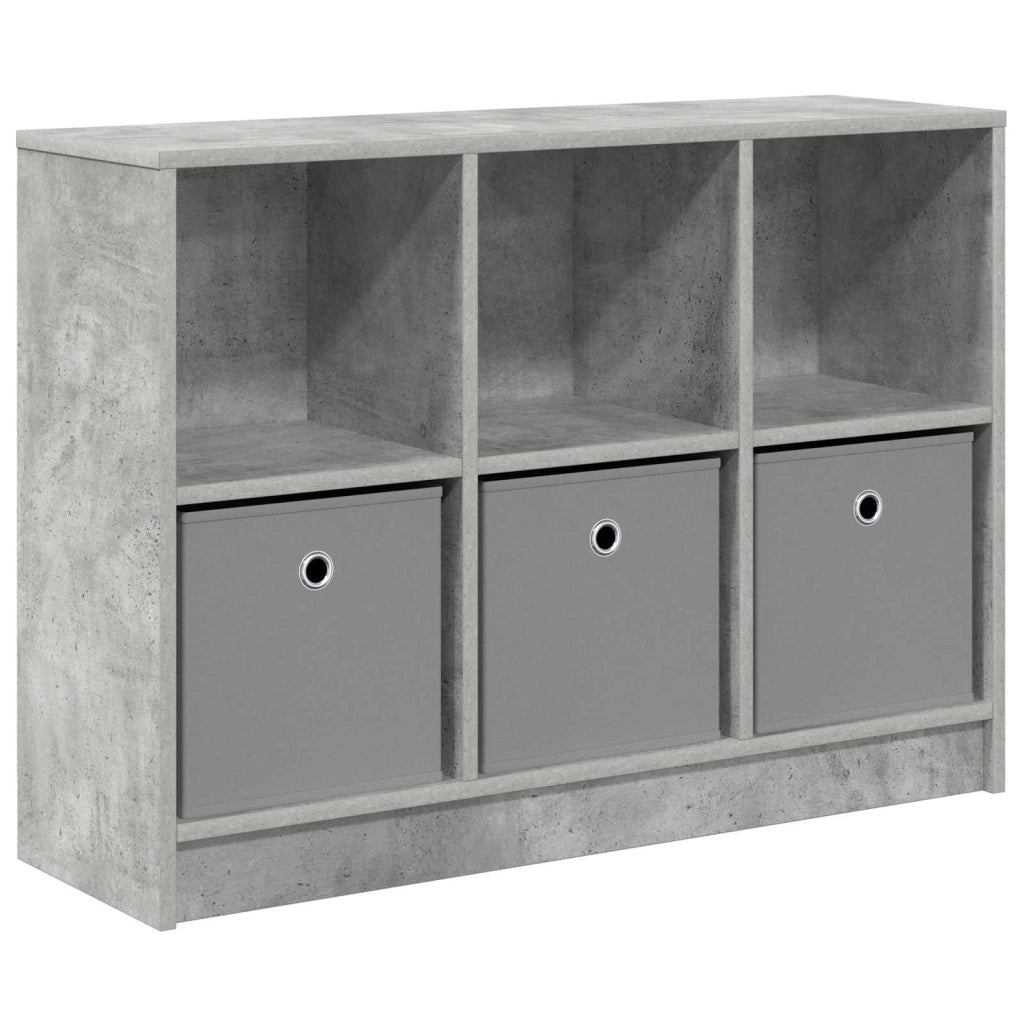 Credenza con cassetto Grigio cemento 88,5 x 27,5 x 63,5 cm 8000511