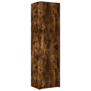 Credenza | Madia | Buffet da pranzo | Armadio da pranzo Rovere Fumo 50x42,5x185 cm in Legno Ingegnerizzato