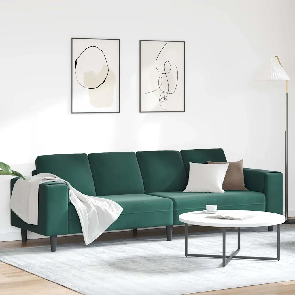 Set di divani Verde scuro Velluto