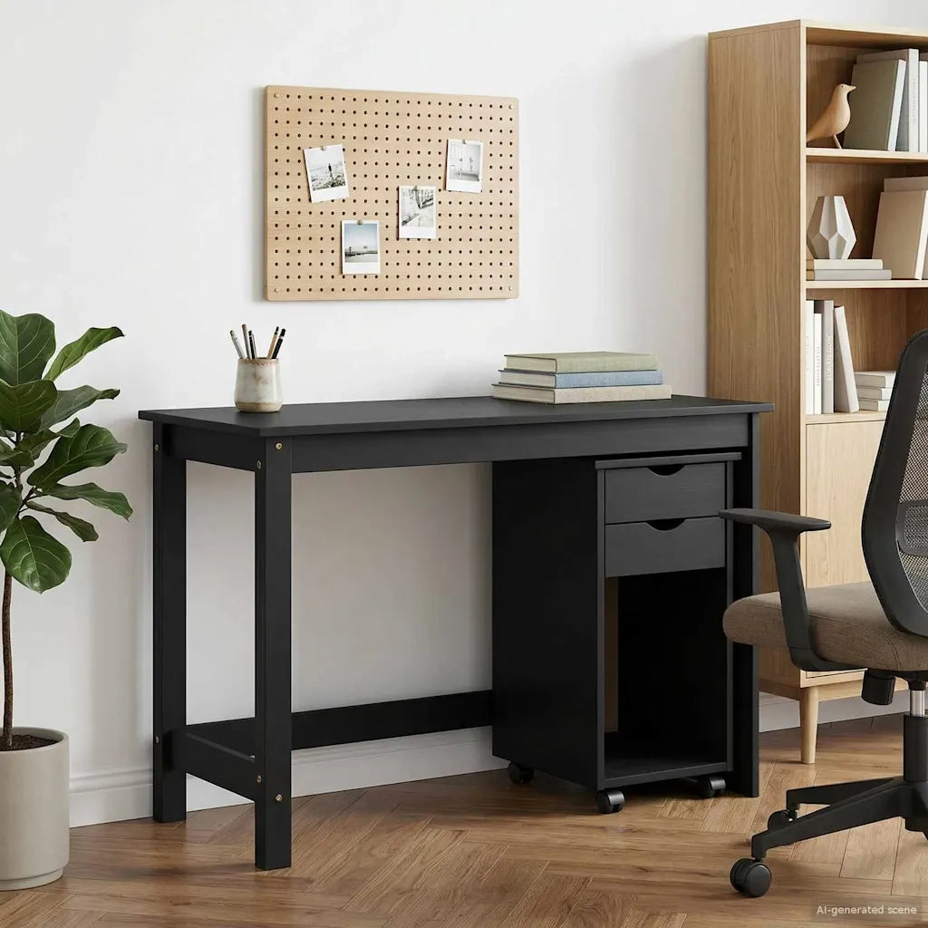 Set di Scrivania e Armadietto 2 pz Grigio 3438777