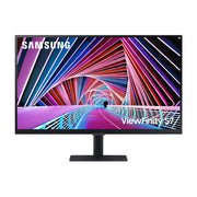 Monitor HRM S70A, Flat, 27", 3840x2160 (UHD 4K), HDR10, IPS, Bezeless, 60 Hz, 5 ms, HDMI, USB, Display Port, Ingresso Audio, PIP e PBP, Eye Saver Mode, Flicker Free, Game Mode, Nero