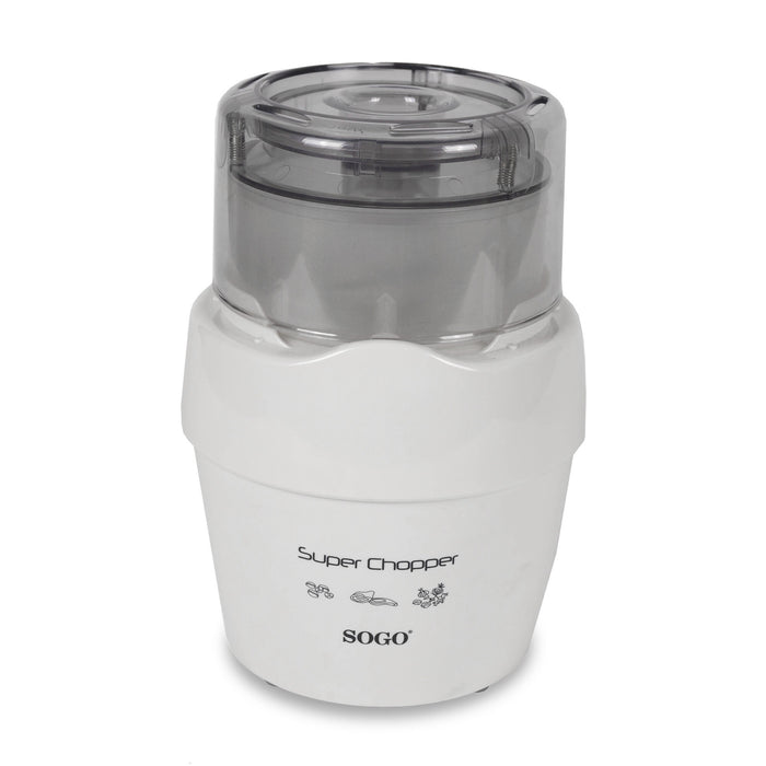 SOGO Tritatutto Elettrico 250ml 800W - Ideale per Caffè, Salse, Spezie, Frutta Secca, Carne, Sicurezza Avanzata, Facile Pulizia