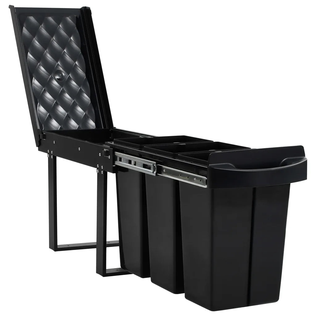 Cestino Estraibile per Mobile Cucina-Scaffale per Cucina Chiusura Ammortizzata 36L 290452