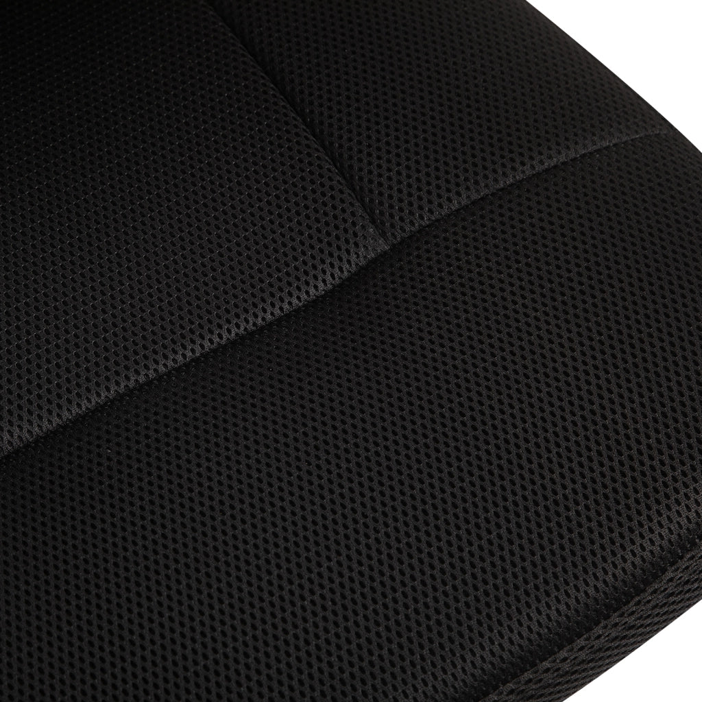 Poltrona da ufficio ergonomica ¨C zephmum ¨C nero, rete, girevole, altezza regolabile