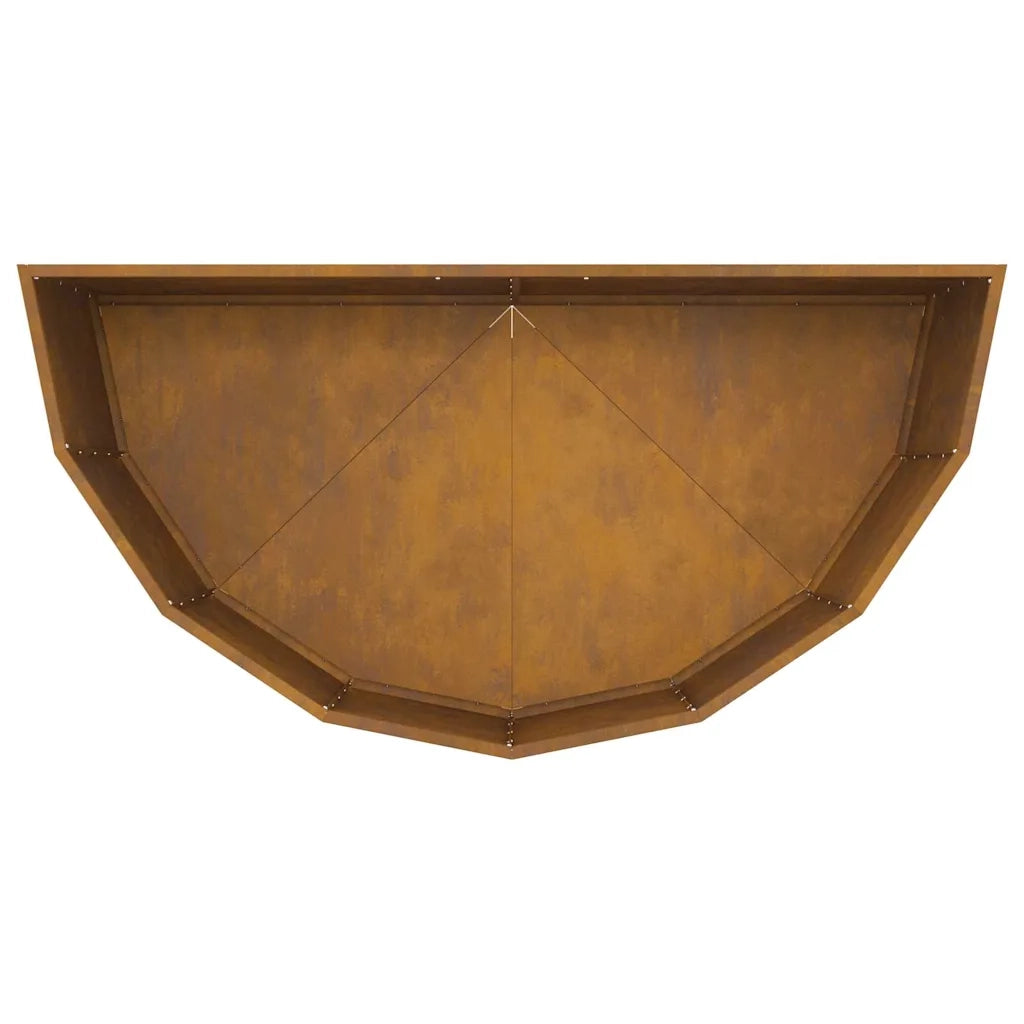 Fioriera Ruggine-Vaso-Contenitore per Piante 120 x 60 x 50 cm