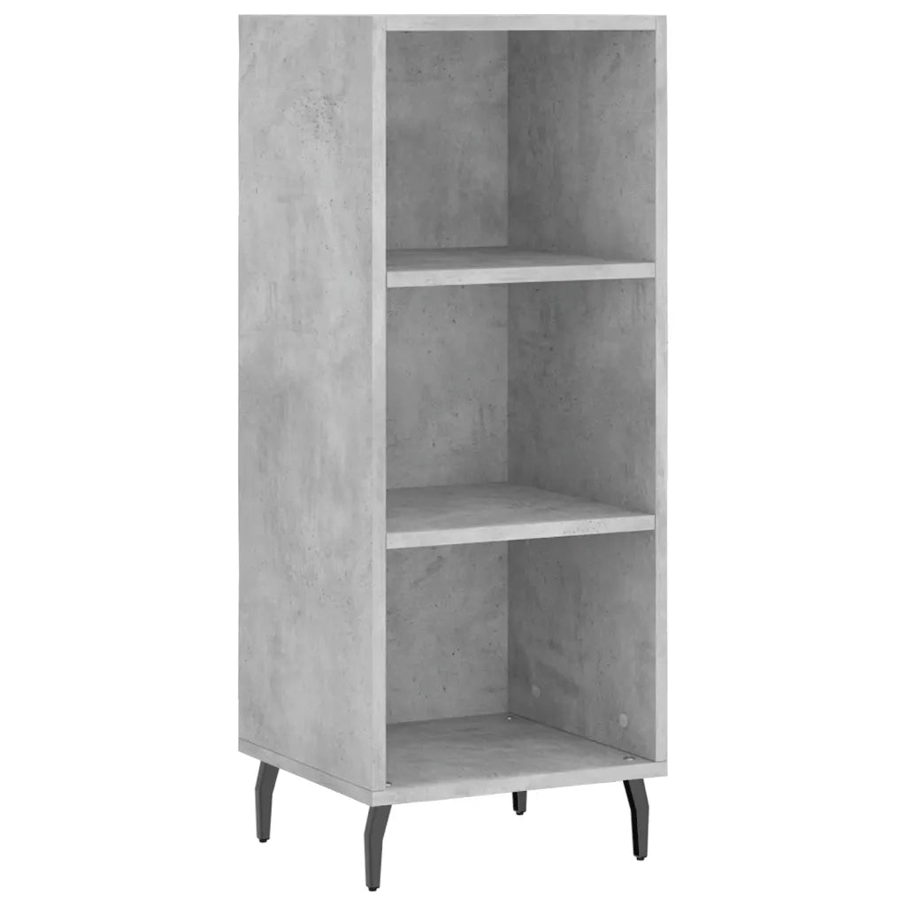 Credenza Grigio Cemento 34,5x34x180 cm in Legno Multistrato 3198997