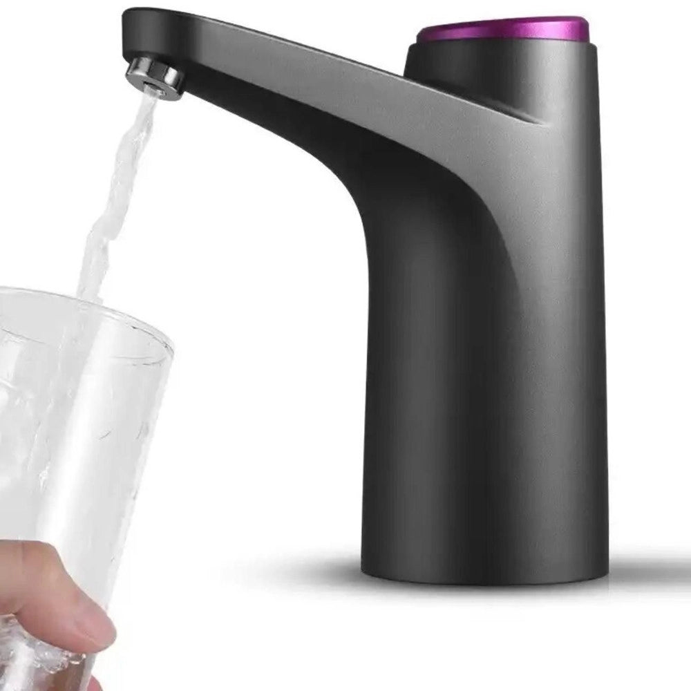 Trade Shop - Dispenser Erogatore D'acqua Ricarica Usb Automatica Pompa Portatile Elettrica Universale -