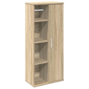 Mobile da Bagno | Armadio da bagno con Portarotolo Rovere Sonoma 39x22x90 cm