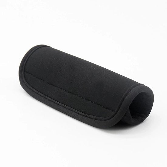 5 pezzi di estensione manubrio per bagagli in neoprene, etichette per bagaglio in colori vivaci | estensioni manubrio | guanti manubrio - nero