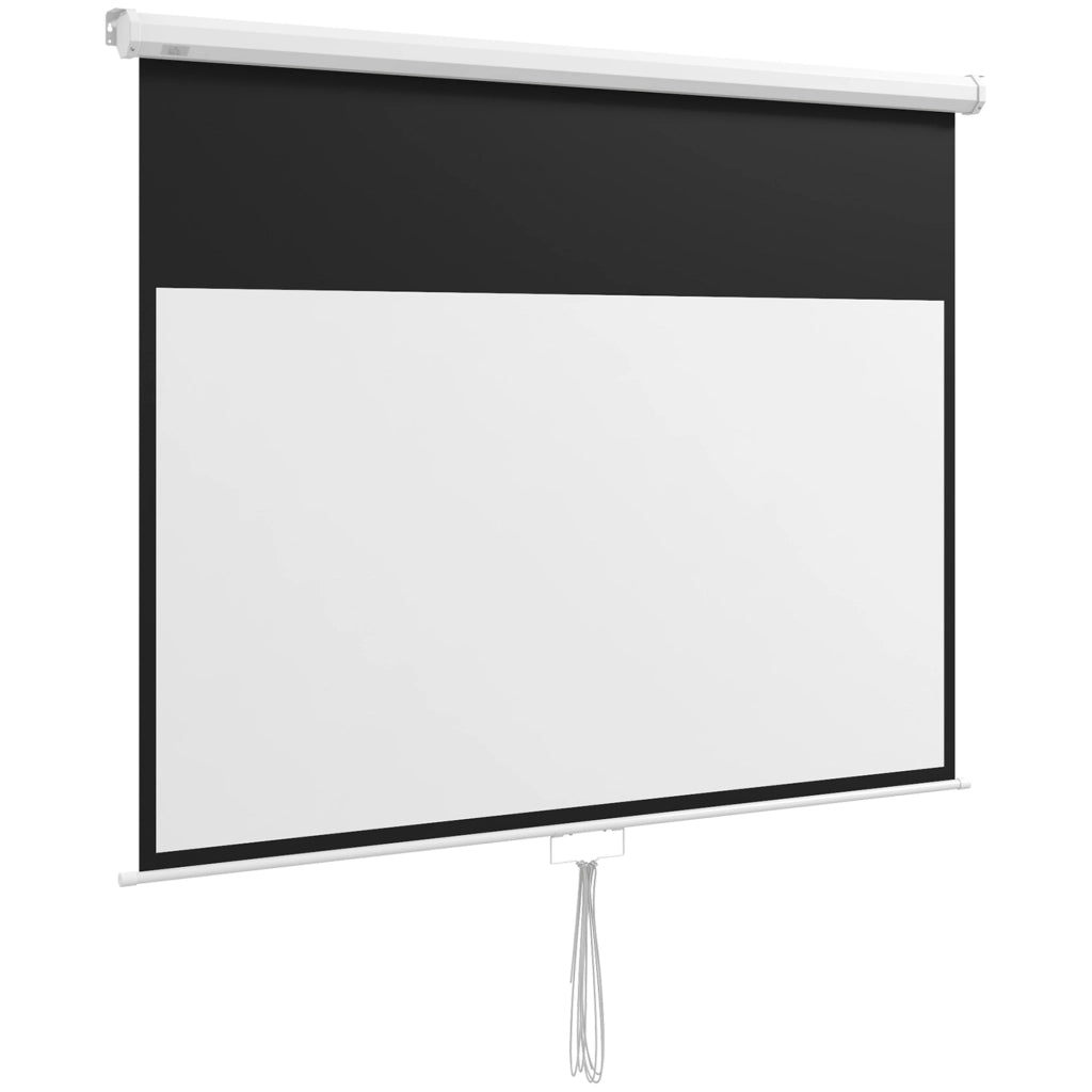 Telo Proiettore 80 Pollici 16:9 ¨C zephmum ¨C 187x8x150 cm Bianco