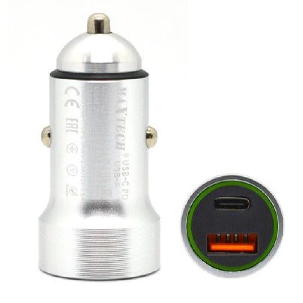 Trade Shop - Caricatore Type-c/usb-a 5a Caricabatteria Per Auto Potenza Erogazione Pd Ma-c016 -