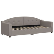 Letto singolo | Letto per adulti | Letto da Giorno Tortora 80x200 cm in Tessuto